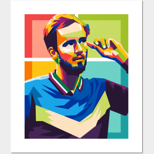 daniil medvedev Posters and Art